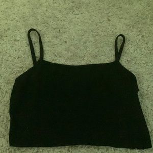 ROMWE pajama crop tank top.